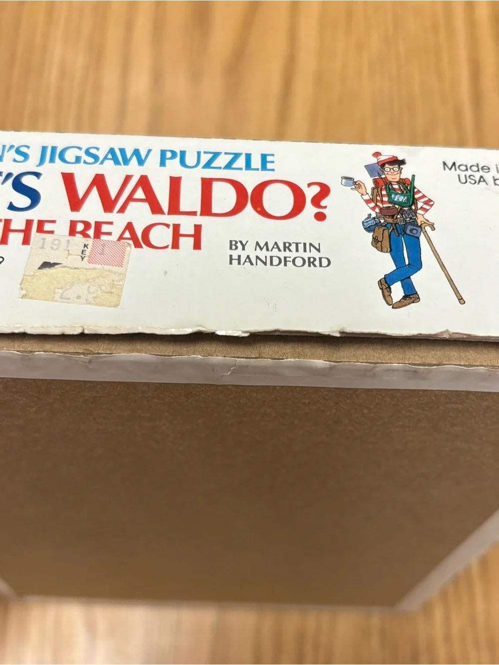 Vintage 1989 Where’s Waldo? On the Beach Jigsaw Puzzle #623 Complete 100 Pieces